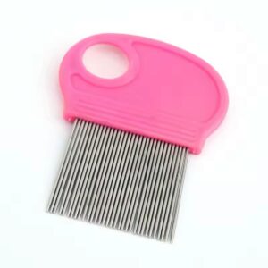 PEINE ANTI PIOJOS Y LIENDRES METAL CON LUPA