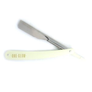 NAVAJA DE PELUQUERO BLANCA