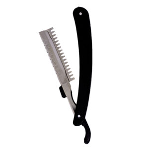 NAVAJA DE PELUQUERO NEGRA
