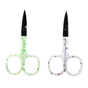 MINI TIJERA DE MANICURA METAL COLORES SURTIDOS PREMIUM 4,5CM