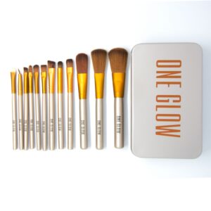 JUEGO DE BROCHAS PARA MAQUILLAJE (12 PCS)