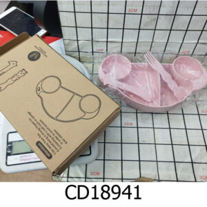 IWT PLATO P NIÑOS CARRITO C CUBIERTOS PLASTIC