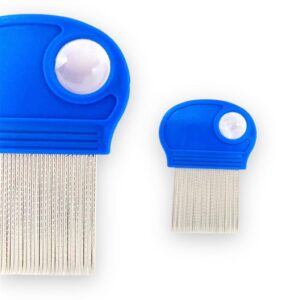 PEINE ANTI PIOJOS Y LIENDRES RANURADO METAL C