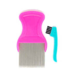 PEINE ANTI PIOJOS Y LIENDRES METAL CON LUPA